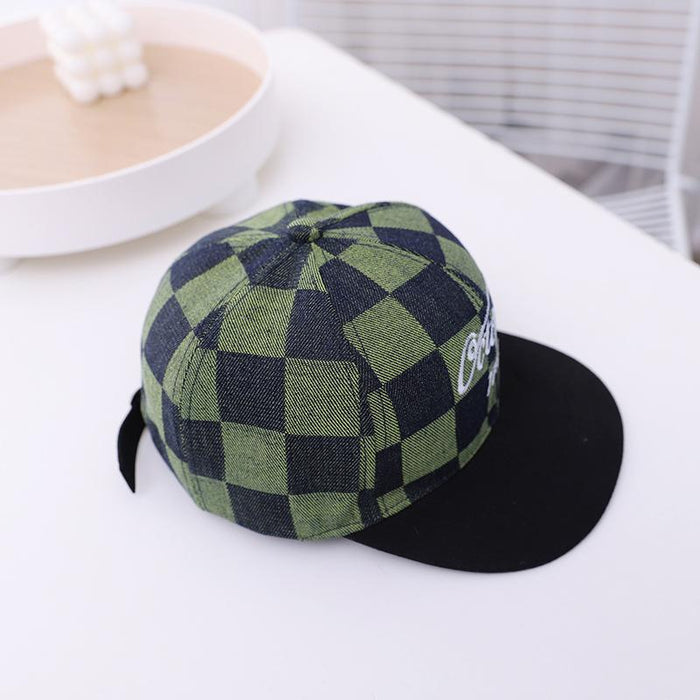Summer Thin Sun Protection Adjustable Flat Brim Children's Cap