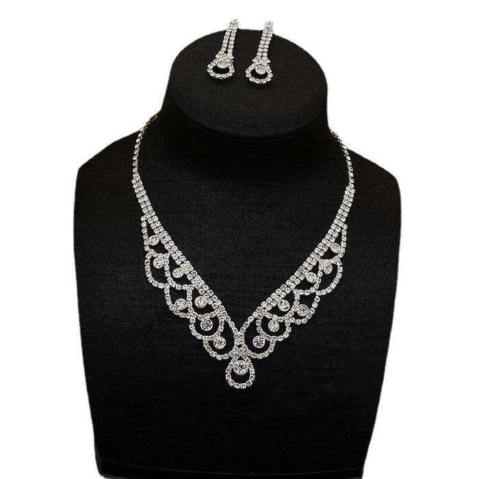 New Female Jewelry Fashion Necklace Earring Set