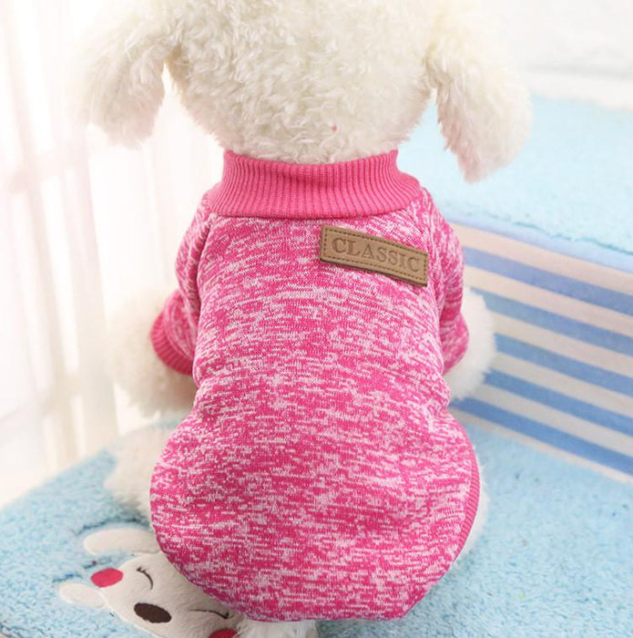 Puppy Clothes Soft Pet Dog Sweaters Dog Winter Chihuahua Clothes