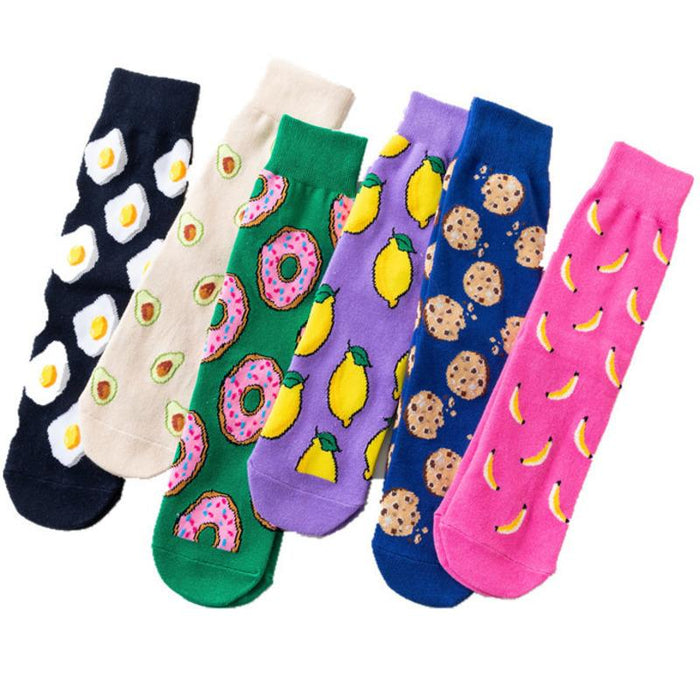 Women Funny Cute Cartoon Socks