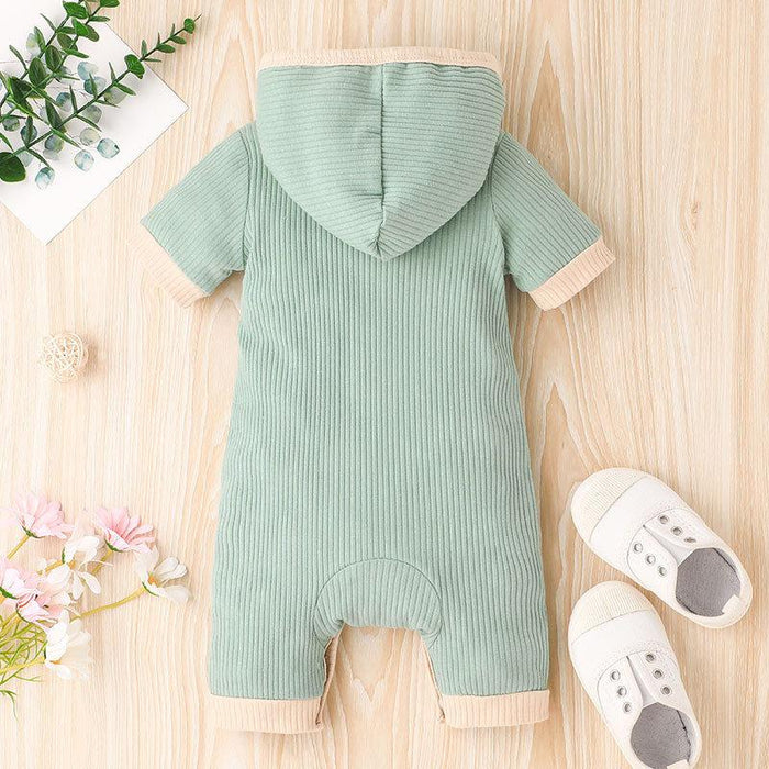 Casual Hooded Baby Jumpsuit
