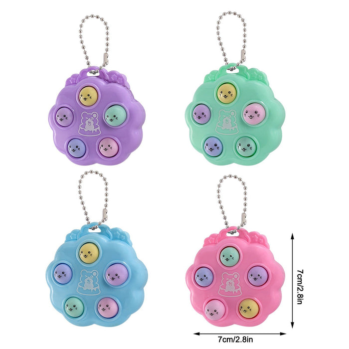 New Kawaii Toys Decompression Press Keychain