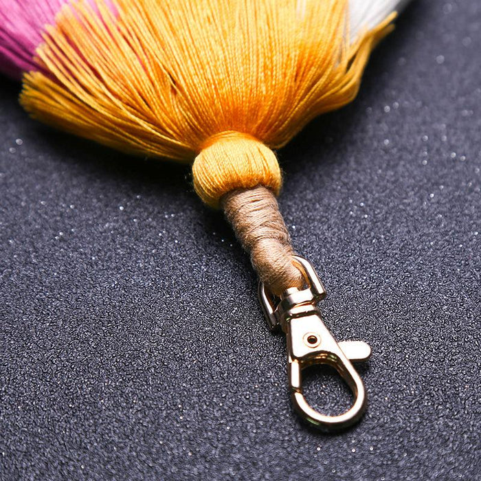 Fashion Creative Bohemian Tassel Handmade Keychain