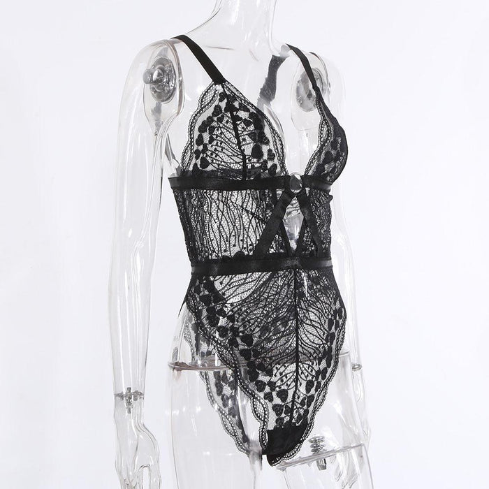 Women's Lace Lingerie Sexy Babydoll Underwear Bodysuit