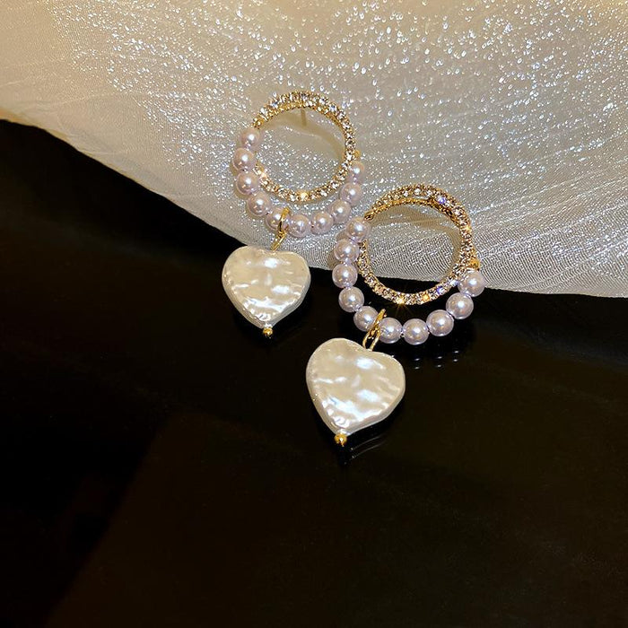 New Fashion Simple Women's Love Pendant Earrings