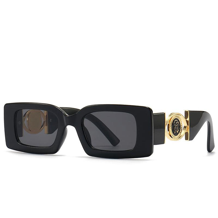 Small frame square sunglasses and sunglasses