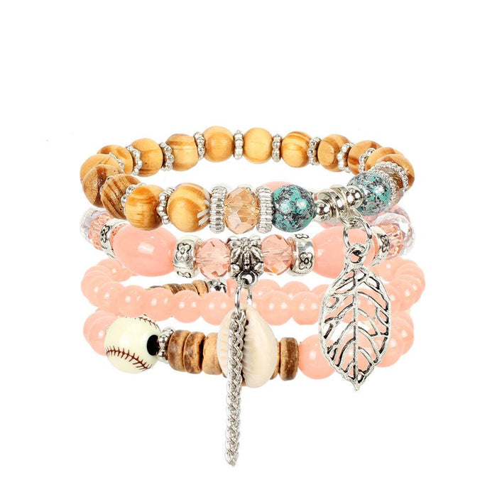 Personalized National Style Multi-layer Beaded Shell Bracelet Accessories