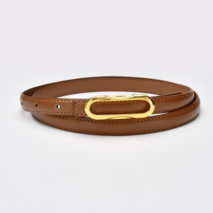 Multicolor and Versatile Small Belt with Jeans and Slim Waist