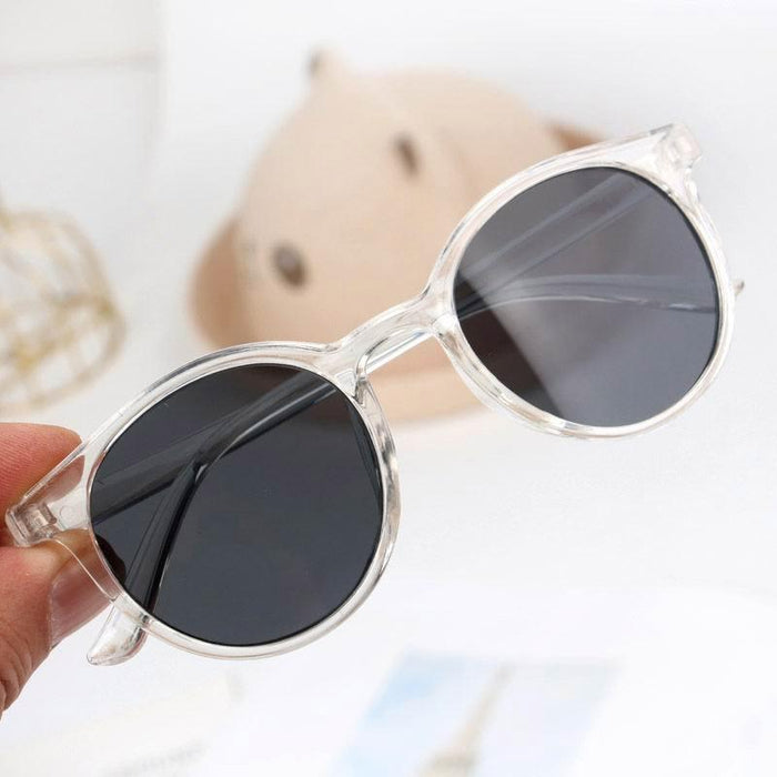 Children's Sunglasses round frame transparent frame sunglasses