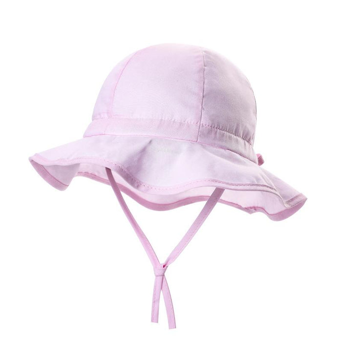 Summer Thin Children's Sunscreen and Sunshade Ruffled Fisherman's Hat