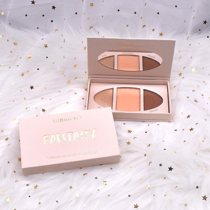 3 colours, high gloss, powder, makeup and makeup set.
