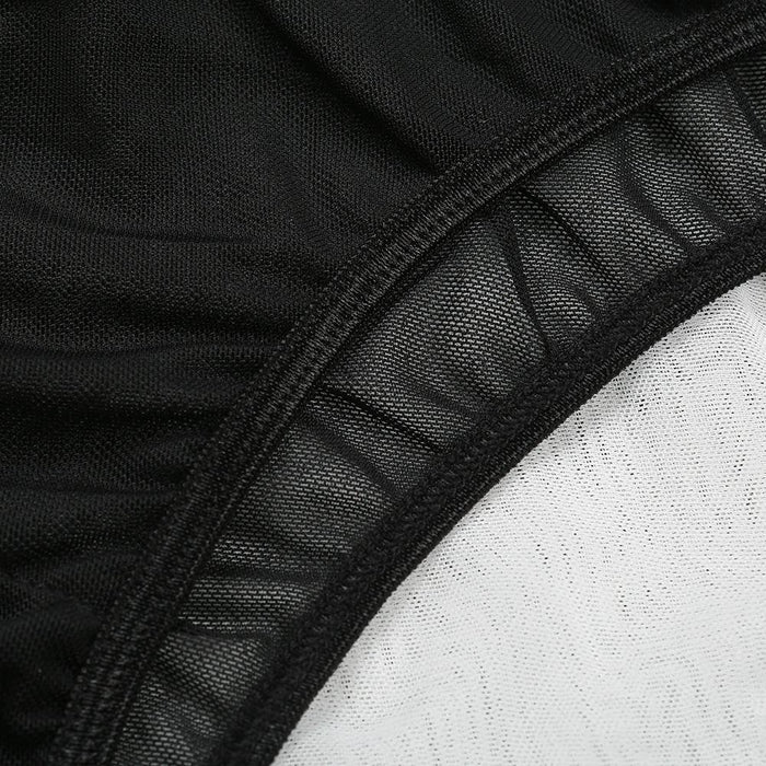 Women Lace Mesh Intimate Underwear Sexy Lingerie Set