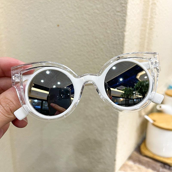 Children's Sunglasses hollow frame double frame children's glasses