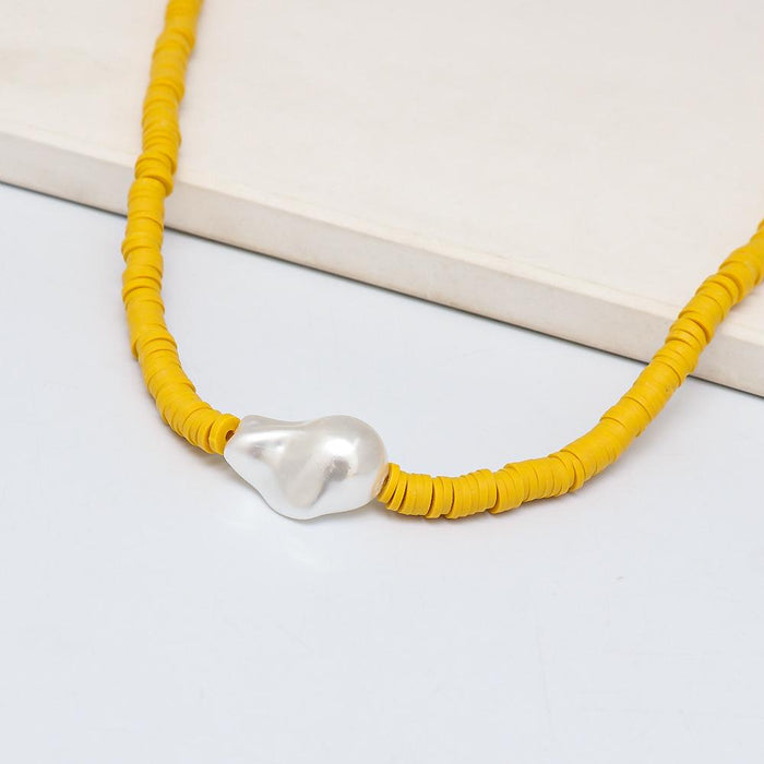 Women's Jewelry Bohemian Rice Bead Hand Woven Necklace