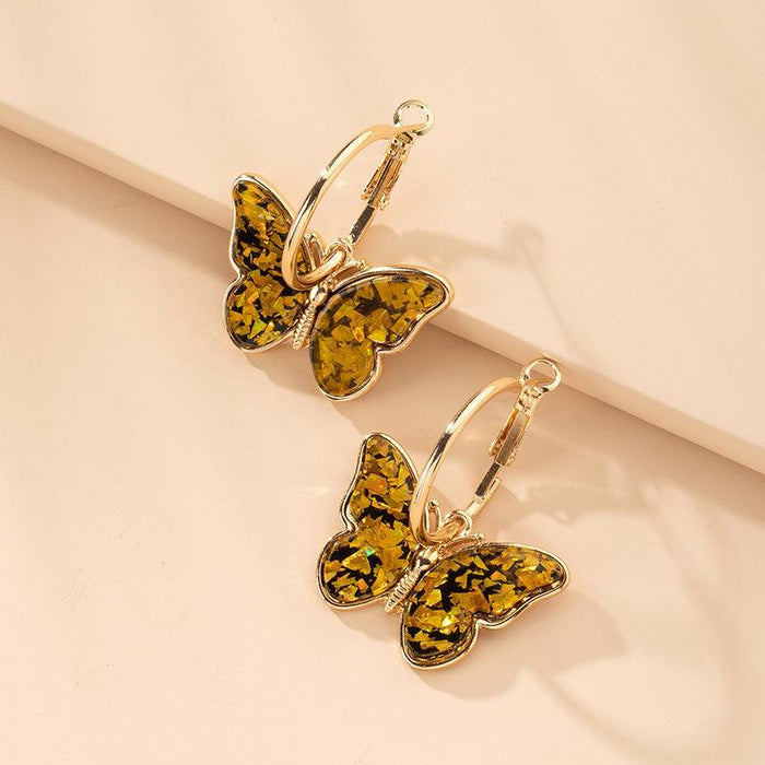 Fashion Simple Butterfly Earrings Women's Earrings