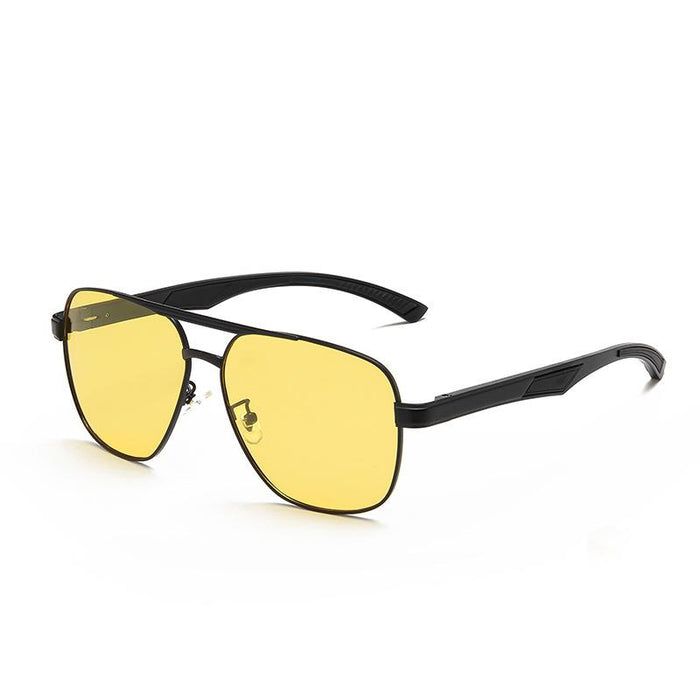 Fashion dual-purpose night vision goggles aluminum magnesium polarized sunglasses