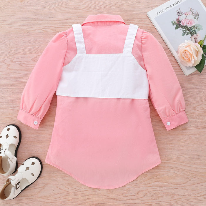 Solid colour long sleeved shirt long dovetail coat vest Accessories top