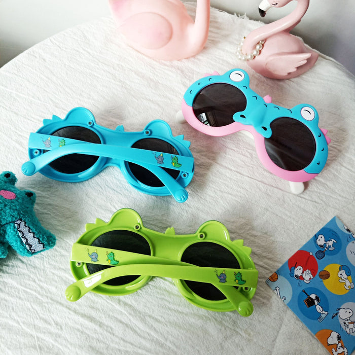 Cartoon Crocodile Silicone UV Proof Children's Sunglasses