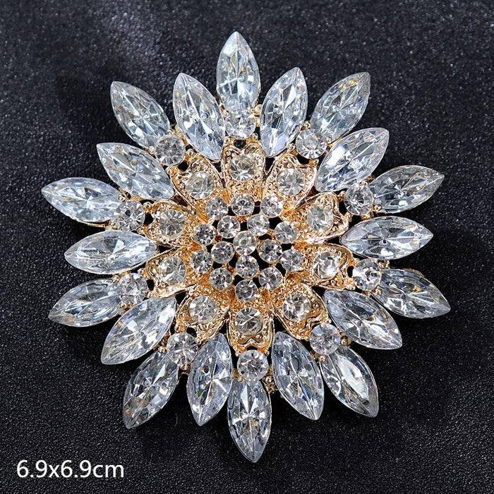Multi Styles of Exquisite Brooch Vintage Women's Suit Accessories