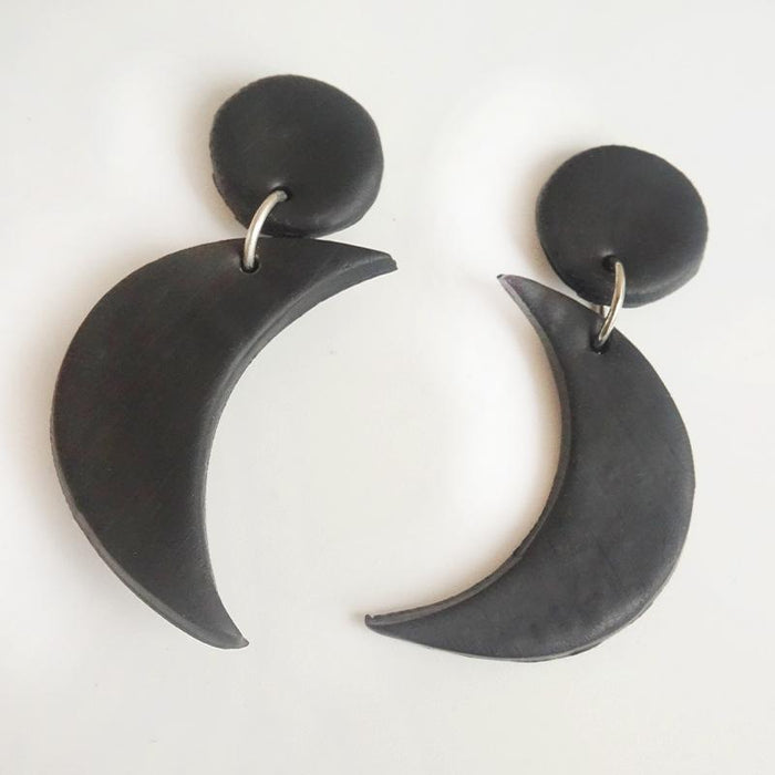 Ghost Ghost Pumpkin Bat Cat Moon Clay Earrings Jewelry