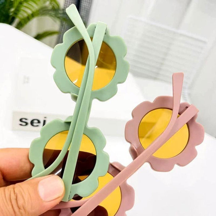 Children's Sunglasses flower glasses Morandi