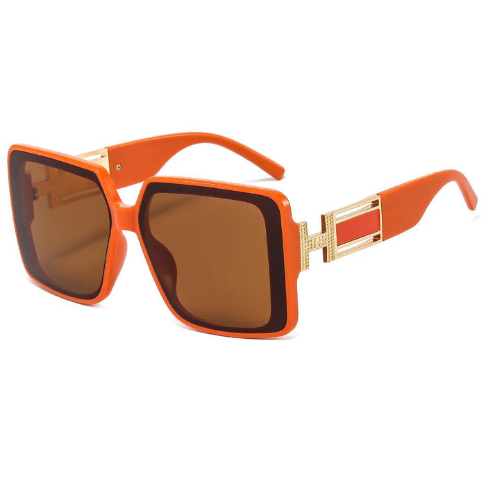 Sunglasses personality men's and women's large frame glasses