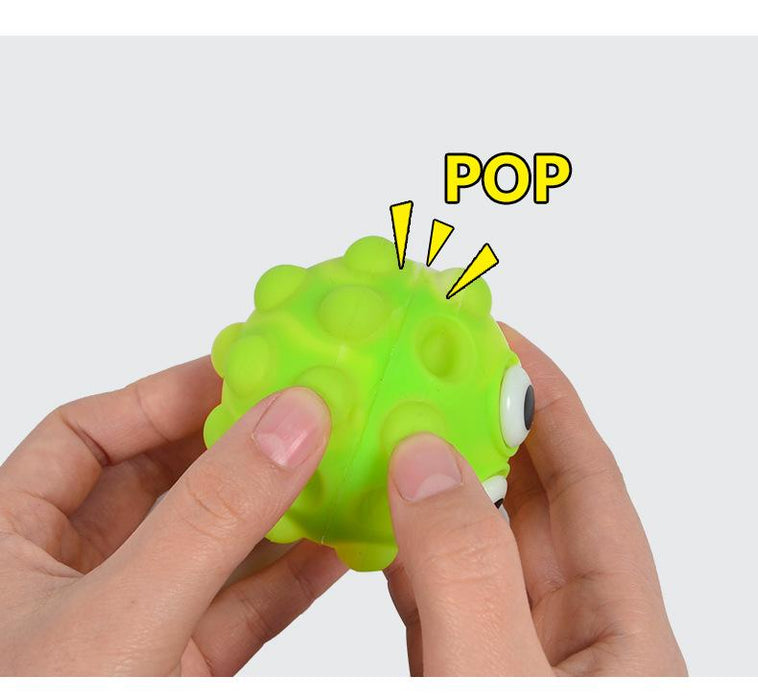 Ball decompression toy vent ball silicone eye bubble ball