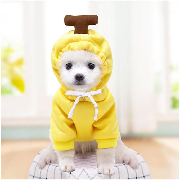 Warm Dog Winter Clothes Cute Fruit Dog Coat Hoodie