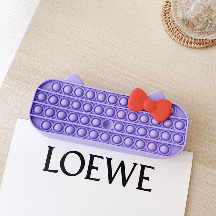 Unzip stationery storage silicone toys