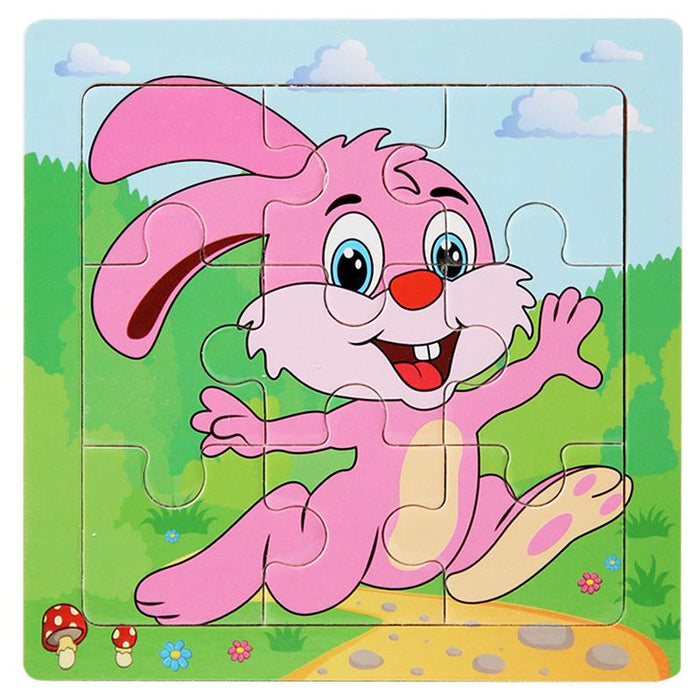 Small Wooden Jigsaw Puzzle for Children