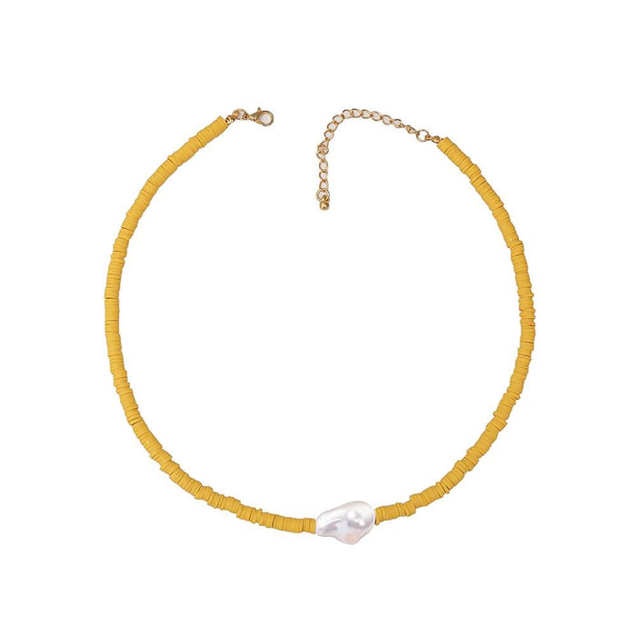 Women's Jewelry Bohemian Rice Bead Hand Woven Necklace