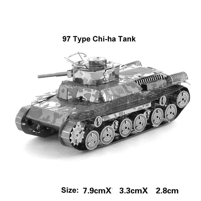 Tank 3D Metal Puzzle Chieftain Tank Puzzle Gift Toys