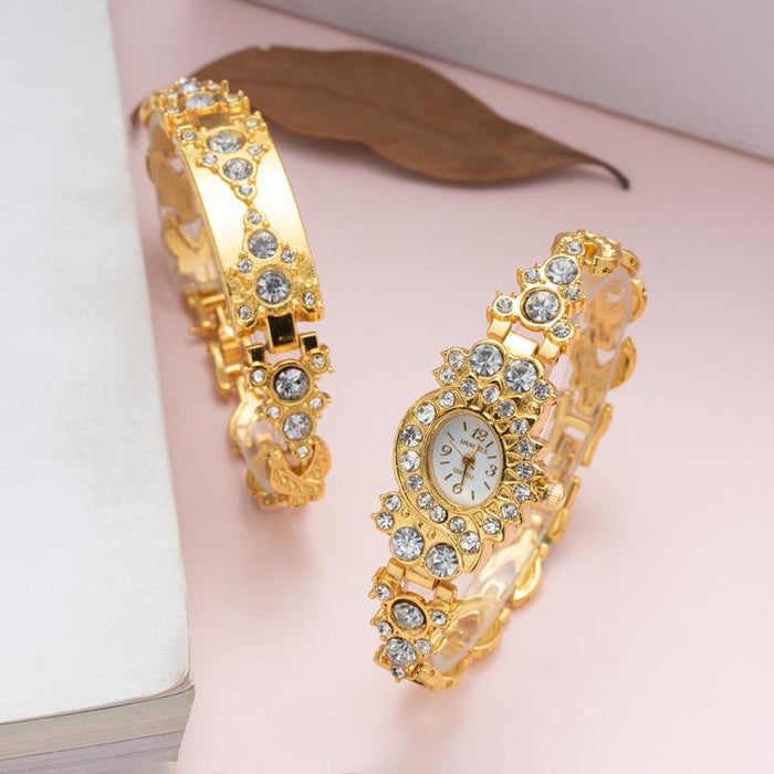 Fashion Trend Ladies Watch Popular Water Diamond Watch