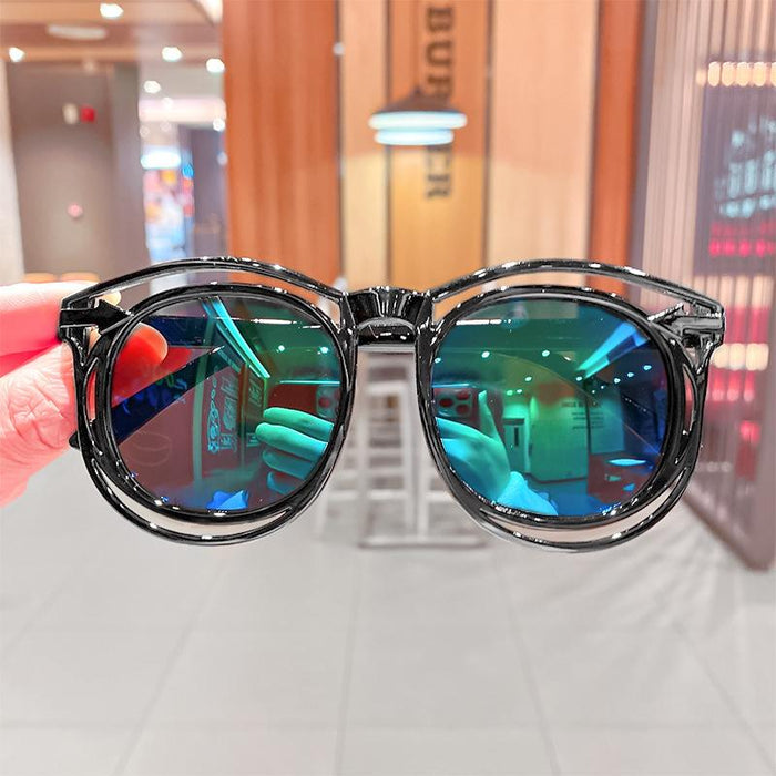 Children's Sunglasses Sun Shading round frame polarizer