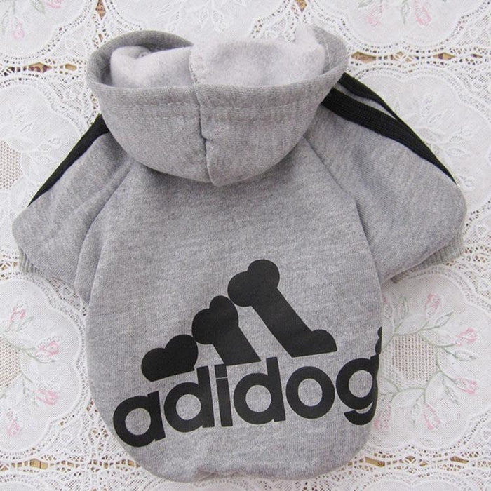 Winter Dog Clothing Adidog Sports Hoodie