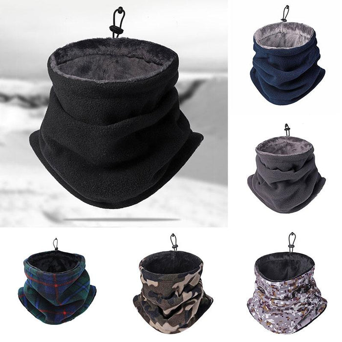 Winter Neck Warmer Thermal Fleece Motorcycle Thick Tube Gaiter Face Scarf
