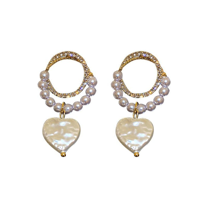 New Fashion Simple Women's Love Pendant Earrings