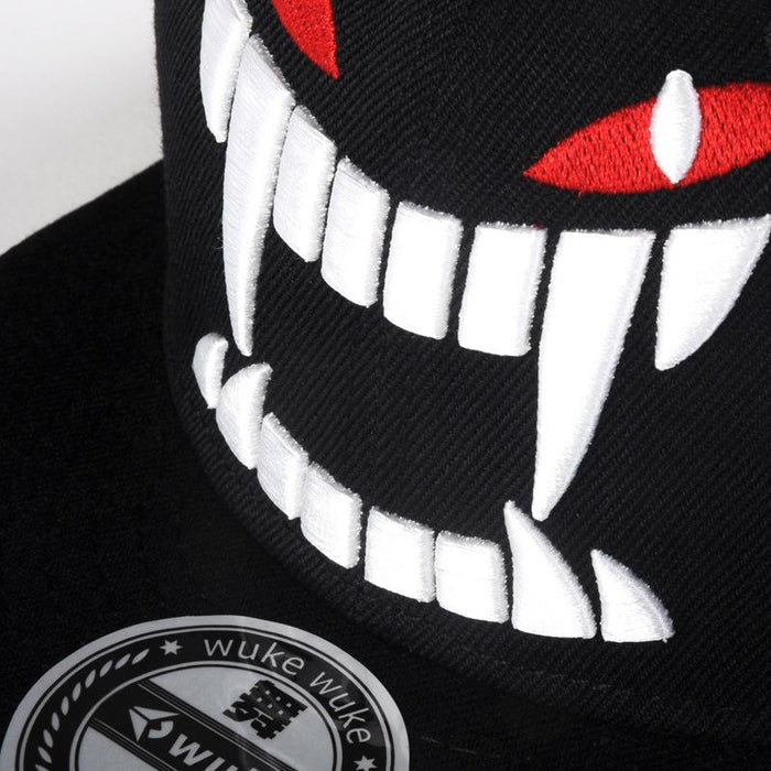 Personality Big Tooth Baseball Cap Hip-hop Skateboard Cap