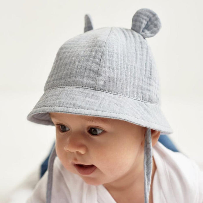 Cotton Sun Hat Children Outdoor Rabbit Ear Beach Caps