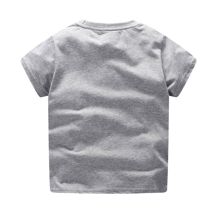 Short sleeve children's T-shirt round