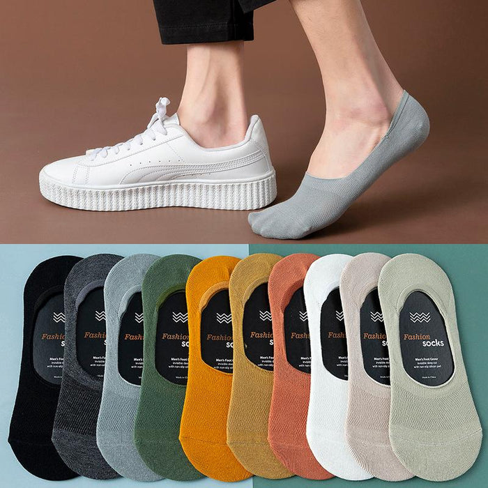 New Spring and Summer Cotton Short Tube Leisure Breathable Boat Socks