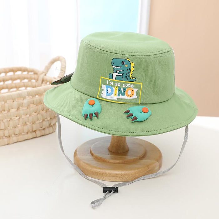 Summer Children's Dinosaur Foot Sunshade Mesh Hat
