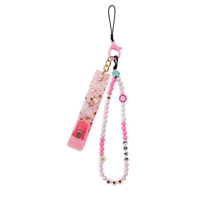 Handmade Beaded Flower Fruit Mobile Phone Lanyard