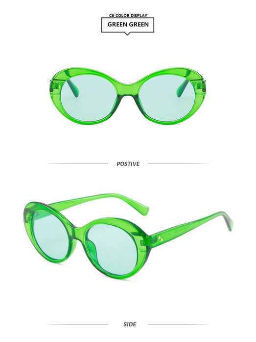 Oval rice nail simple Sunglasses