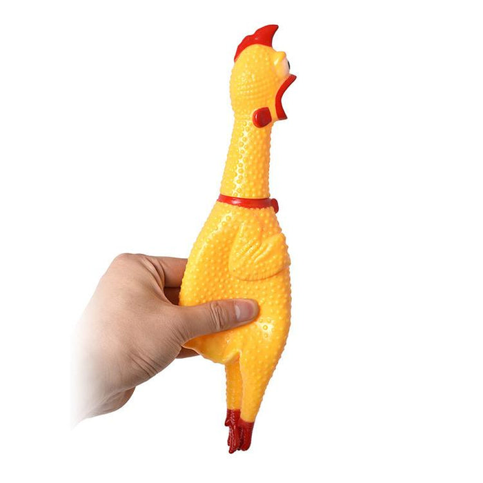 Pet toys scream, chicken tips scream