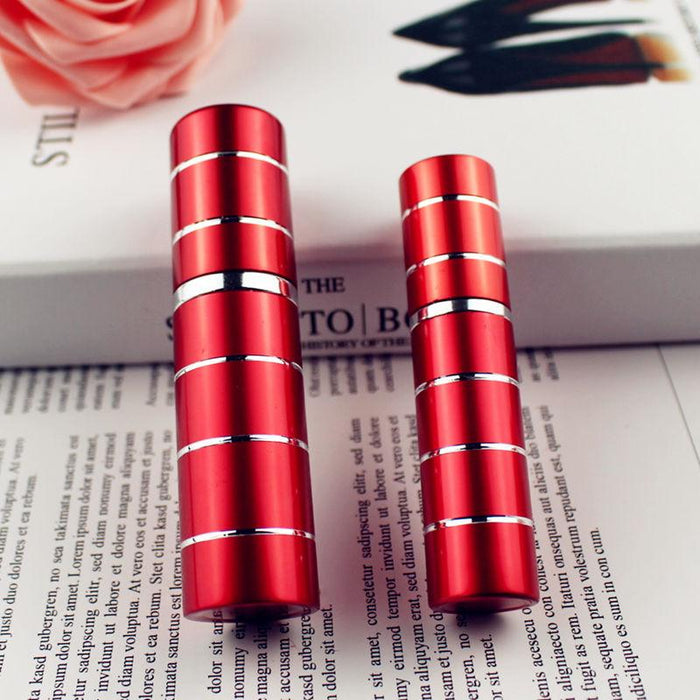 5ML 10ML Travel Aluminum Perfume Atomizer Glass Spray Bottle Empty Refillable Parfume Bottle Portable Metal Sprayer