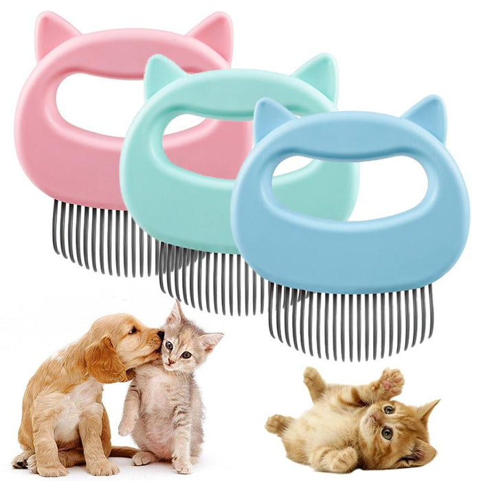 Pet cat and dog massage comb hair removal knot brush