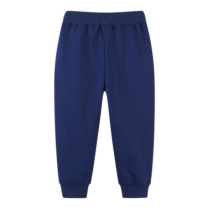 Children's sweatpants embroidered pocket children's pants