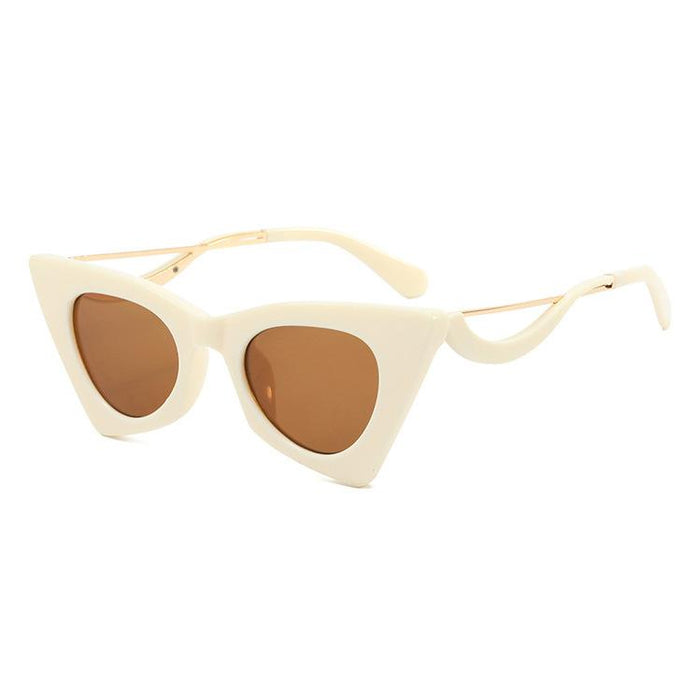 New cat's Eye Sunglasses damp Sunglasses UV protection