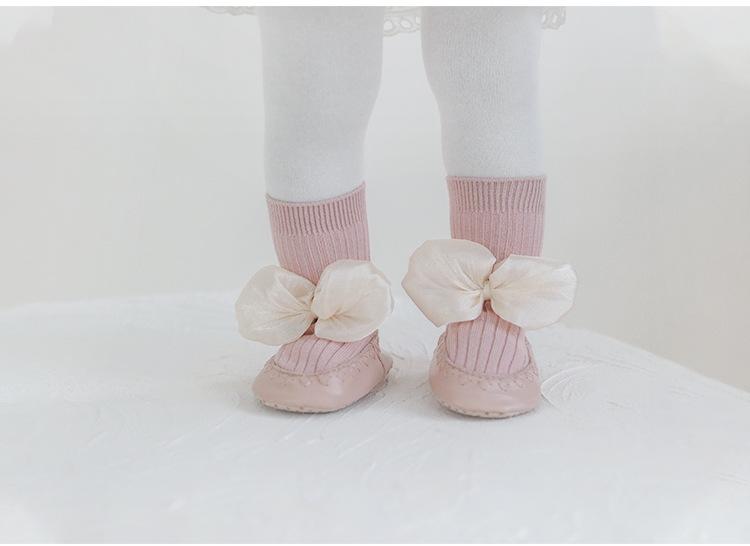 Baby Floor Anti-skidding Socks Bow Toddler Shoes Sock